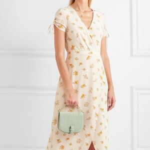 NWOT Madewell Magdalena Silk Wrap Dress